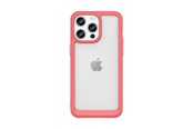 Mobil - Deksel og etui - Hurtel Reinforced Case with a Flexible frame for iPhone 15 Pro Outer Space - Red - 9145576279670