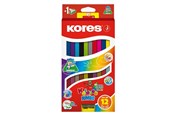 Skrive- & Tegneverktøy - Kores - Kolores - Jumbo Dou 12 Coloured Pencils - 793252