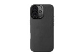 Mobil - Deksel og etui - Decoded Leather Backcover for iPhone 16 Black - D25IPO16BC1BK