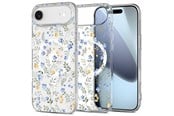 Mobil - Deksel og etui - Tech-Protect FlexAir MagSafe Case for iPhone 17 Air - Daisies with Leaves - 5906302319589