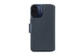 Mobil - Deksel og etui - Decoded Leather Detachable Wallet for iPhone 16 Plus Navy - D25IPO16PLDW5NY