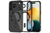 Mobil - Deksel og etui - Tech-Protect MagFlex MagSafe Case for iPhone 17 Pro - Clear Black - 5906302319671