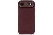 Mobil - Deksel og etui - Decoded - Leather Backcover for iPhone 17 Air - Dark Ruby - D26IPO17ABC1DY