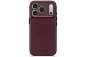 Mobil - Deksel og etui - Decoded - Leather Backcover for iPhone 17 Pro - Dark Ruby - D26IPO17PBC1DY