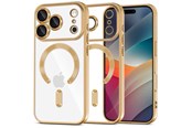 Mobil - Deksel og etui - Tech-Protect MagFlex MagSafe Case for iPhone 17 Pro - Clear Gold - 5906302319718