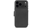 Mobil - Deksel og etui - Decoded - Leather Detachable Wallet for iPhone 17 Pro - Black - D26IPO17PDW5BK