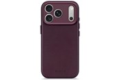 Mobil - Deksel og etui - Decoded - Leather Backcover for iPhone 17 Pro Max - Dark Ruby - D26IPO17PMBC1DY