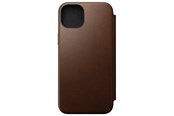 Mobil - Deksel og etui - Nomad Modern Leather Folio - iPhone 15 Plus | Brown | Leather - NM01625285