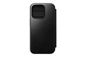 Mobil - Deksel og etui - Nomad Modern Leather Folio - iPhone 15 Pro | Black | Horween - NM01626985