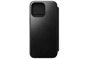 Mobil - Deksel og etui - Nomad Modern Leather Folio - iPhone 15 Pro Max | Black | Horween - NM01631385