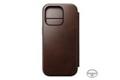 Mobil - Deksel og etui - Nomad Modern Leather Folio - iPhone 16 Pro | Rustic Brown | Horween - NM01676485