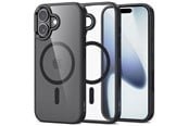 Mobil - Deksel og etui - Tech-Protect MagMat MagSafe Case for iPhone 17 - Clear Black - 5906302319893