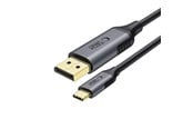 Skjermkabel - Tech-Protect UltraBoost USB-C to DisplayPort 1.4 8K 60Hz 180cm Cable - Black - 5906302321780