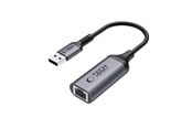 Skjermkabel - Tech-Protect UltraBoost USB-A 3.0 / Ethernet RJ45 1000Mbps Adapter - Black - 5906302321841
