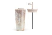 Kjøkkentilbehør - Burga Serene Sunset - Travel Mug 500ml with Flap & Straw Set - 950324