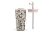 Kjøkkentilbehør - Burga Almond Latte - Travel Mug 500ml with Flap & Straw Set - 950349