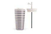 Kjøkkentilbehør - Burga Old Money - Travel Mug 500ml with Flap & Straw Set - 950468