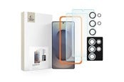 Mobil - Beskyttelsesglass - Tech-Protect Supreme Set for Samsung Galaxy S25 Ultra 2x Tempered Glass for Display / Tempered Glass for Camera - Clear - 5906302322343