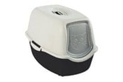 Katt - rotho Bailey Hooded litter box Black, White - 4004508080