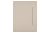Nettbrett - Deksler og etui - Pomologic BookCover w Mag iPad Air 13 M2/M3/M4 Ivory - POM-24BCSMA129-806