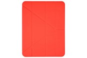 Nettbrett - Deksler og etui - Pomologic - BookFold Clear for iPad Air 11 M2/M3/M4 Clear/Red - POM-CLOCA109-204