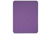 Nettbrett - Deksler og etui - Pomologic - BookFold Clear for iPad Air 13 M2/M3/M4 Clear/Purple - POM-CLOCA129-205