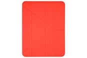 Nettbrett - Deksler og etui - Pomologic - BookFold Clear for iPad Pro 11 M4/M5 Clear/Red - POM-CLOCP11-204
