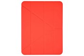 Nettbrett - Deksler og etui - Pomologic - BookFold Clear for iPad Pro 13 M4/M5 Clear/Red - POM-CLOCP129-204