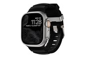 Smartklokke - Tilbehør - Nomad Rocky Point Band - 46mm/49mm | Carbon Black | Natural Hardware - NM009889858