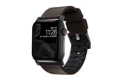 Smartklokke - Tilbehør - Nomad - Active Band Pro - 44mm/42mm Black Hardware Brown Active Leather FKM - NM1A4mBNW0