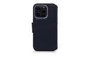 Mobil - Deksel og etui - Decoded Leather Detachable Wallet for iPhone 14 Pro Max Navy - D23IPO14PMDW5NY