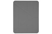 Nettbrett - Deksler og etui - Pomologic - BookFold Clear w/Pencil for iPad 11/10.9 10th Gen Clear/Grey - POM-PENCLOC10-203