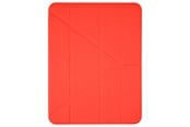 Nettbrett - Deksler og etui - Pomologic - BookFold Clear w/Pencil for iPad 11/10.9 10th Gen Clear/Red - POM-PENCLOC10-204