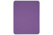 Nettbrett - Deksler og etui - Pomologic - BookFold Clear w/Pencil for iPad 11/10.9 10th Gen Clear/Purple - POM-PENCLOC10-205