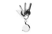 Mobil - Andre tilbehør - Arc Pulse for AirTag - Aluminum Silver - AP-AL-PSL-APL-AIRTAG