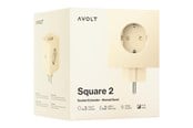 Switch - AVOLT Square 2 Socket extender with 30W Dual USBC Beige - SQ2-EUFC30-WMBE