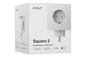 Switch - AVOLT Square 2 Socket extender with 30W Dual USBC Gotland Gray - SQ2-EUFC30-WMGG
