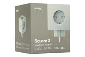 Switch - AVOLT Square 2 Socket extender with 30W Dual USBC Oak Green - SQ2-EUFC30-WMOG