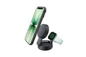 Mobil - Adaptere og ladere - Belkin UltraCharge 25w Qi2 Compact 2in1 for phone and watch Charcoal - WIZ043kqCH