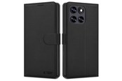 Mobil - Deksel og etui - Tech-Protect Wallet Case for Motorola Moto G67 / G77 - Black - 5906302323258