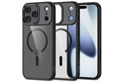 Mobil - Deksel og etui - Tech-Protect  MagMat MagSafe Case for iPhone 17 Pro Max - Clear Black - 5906302330003