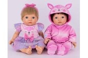 Dukker & Tilbehør - Tiny Treasures Fawn Twin Pack Outfits - 30737
