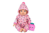 Dukker & Tilbehør - Tiny Treasures My First Strawberry Snuggles Outfit - 30719