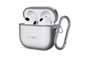 Mobil - Deksel og etui - Tech-Protect Slim Hook Case for AirPods 4 - Gray - 5906302370269