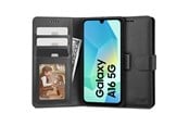 Mobil - Deksel og etui - Tech-Protect Wallet Case for Samsung Galaxy A16 4G / 5G - Black - 5906302372706