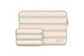 Veske/Hylster/Sekk til bærbar PC - Tech-Protect Puffy Laptop Bag 15-16 - Beige - 5906302375295