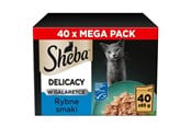 Katt - Sheba Delicacy Fish Flavours in Jelly – wet cat food – 40×85g - 4770608268091