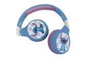Musikk - Stitch 2 in 1 Bluetooth® and Wired comfort foldable Headphones - 80205
