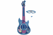 Musikk - Stitch Electronic Lighting Guitar with Mic in glas - 89037