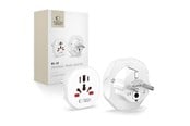 Mobil - Adaptere og ladere - Tech-Protect Universal Travel Adapter for EU - White - 5906302380459